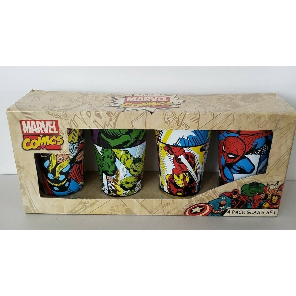 Marvel Comics Collector's Series 16 Oz Ceramic Mug Set